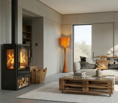 poele a bois scandinave panadero condor 3v